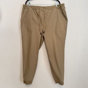 VRST Men's Jogger Pants Size XX Large Khaki Brown Activewear